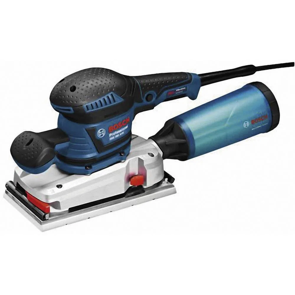 Bosch Professional: szlifierka oscylacyjna GSS 280 AVE (350 W, 3 papiery ścierne, rękojeść dodatkowa)