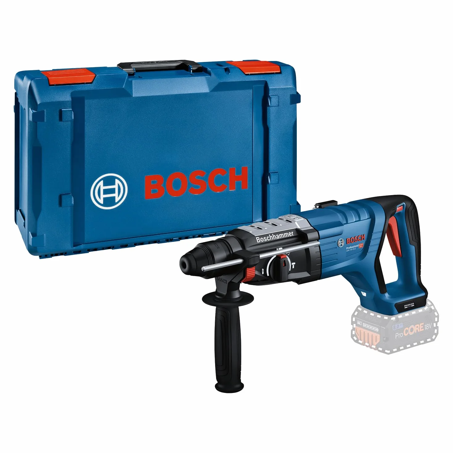 Bosch GBH 18V-28 D akumulatorowy młot udarowo-obrotowy 18 V KickBack Control XL-BOXX